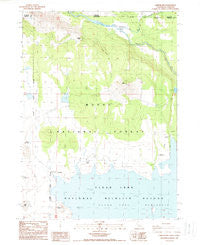 Carr Butte California Historical topographic map, 1:24000 scale, 7.5 X 7.5 Minute, Year 1988
