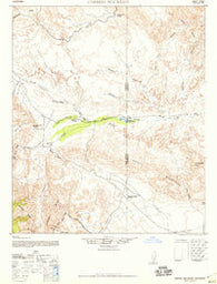 Carrizo Mountain California Historical topographic map, 1:62500 scale, 15 X 15 Minute, Year 1942