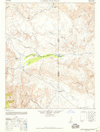Carrizo Mountain California Historical topographic map, 1:62500 scale, 15 X 15 Minute, Year 1942