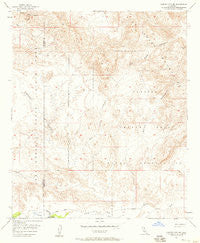 Carrizo Mtn NE California Historical topographic map, 1:24000 scale, 7.5 X 7.5 Minute, Year 1957