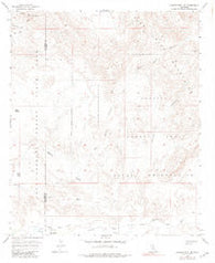 Carrizo Mtn NE California Historical topographic map, 1:24000 scale, 7.5 X 7.5 Minute, Year 1957