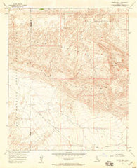 Carrizo Mtn California Historical topographic map, 1:24000 scale, 7.5 X 7.5 Minute, Year 1957