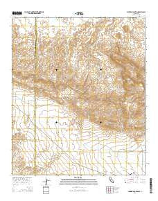 Carrizo Mountain California Current topographic map, 1:24000 scale, 7.5 X 7.5 Minute, Year 2015