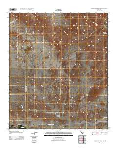Carrizo Mountain NE California Historical topographic map, 1:24000 scale, 7.5 X 7.5 Minute, Year 2012