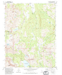 Carson Pass California Historical topographic map, 1:24000 scale, 7.5 X 7.5 Minute, Year 1992