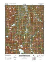 Carson Pass California Historical topographic map, 1:24000 scale, 7.5 X 7.5 Minute, Year 2012
