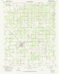 Caruthers California Historical topographic map, 1:24000 scale, 7.5 X 7.5 Minute, Year 1963