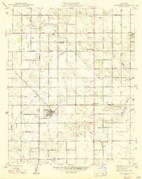 Caruthers California Historical topographic map, 1:24000 scale, 7.5 X 7.5 Minute, Year 1947