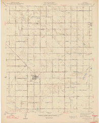 Caruthers California Historical topographic map, 1:24000 scale, 7.5 X 7.5 Minute, Year 1947