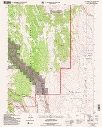 Casa Diablo Mtn. California Historical topographic map, 1:24000 scale, 7.5 X 7.5 Minute, Year 1994