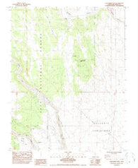 Casa Diablo Mtn California Historical topographic map, 1:24000 scale, 7.5 X 7.5 Minute, Year 1984