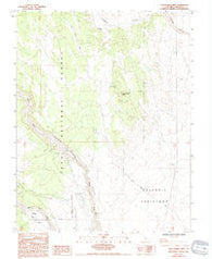 Casa Diablo Mtn California Historical topographic map, 1:24000 scale, 7.5 X 7.5 Minute, Year 1984