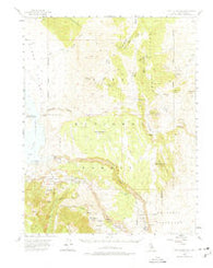 Casa Diablo Mtn California Historical topographic map, 1:62500 scale, 15 X 15 Minute, Year 1953