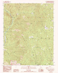 Casa Vieja Meadows California Historical topographic map, 1:24000 scale, 7.5 X 7.5 Minute, Year 1987