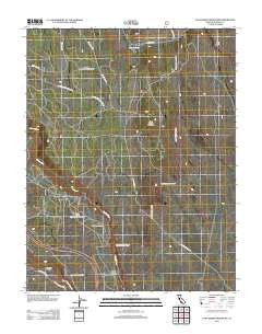 Casa Diablo Mountain California Historical topographic map, 1:24000 scale, 7.5 X 7.5 Minute, Year 2012
