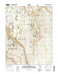 Casa Diablo Mountain California Current topographic map, 1:24000 scale, 7.5 X 7.5 Minute, Year 2015