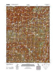 Cascade California Historical topographic map, 1:24000 scale, 7.5 X 7.5 Minute, Year 2012