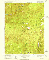 Cascade California Historical topographic map, 1:24000 scale, 7.5 X 7.5 Minute, Year 1948