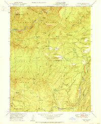 Cascade California Historical topographic map, 1:24000 scale, 7.5 X 7.5 Minute, Year 1950