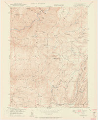 Cascade California Historical topographic map, 1:24000 scale, 7.5 X 7.5 Minute, Year 1948