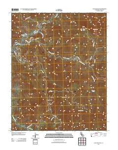 Case Mountain California Historical topographic map, 1:24000 scale, 7.5 X 7.5 Minute, Year 2012