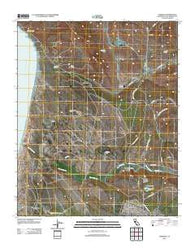 Casmalia California Historical topographic map, 1:24000 scale, 7.5 X 7.5 Minute, Year 2012
