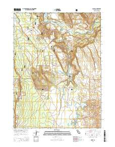 Cassel California Current topographic map, 1:24000 scale, 7.5 X 7.5 Minute, Year 2015