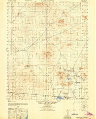 Castle Butte California Historical topographic map, 1:50000 scale, 15 X 15 Minute, Year 1947