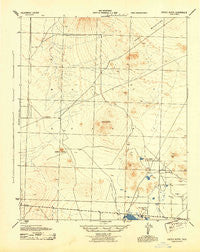 Castle Butte California Historical topographic map, 1:62500 scale, 15 X 15 Minute, Year 1943