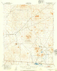 Castle Butte California Historical topographic map, 1:62500 scale, 15 X 15 Minute, Year 1943