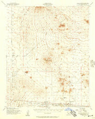 Castle Butte California Historical topographic map, 1:62500 scale, 15 X 15 Minute, Year 1956