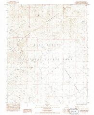 Castle Peaks California Historical topographic map, 1:24000 scale, 7.5 X 7.5 Minute, Year 1984