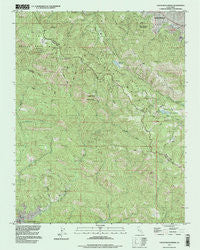 Castle Rock Ridge California Historical topographic map, 1:24000 scale, 7.5 X 7.5 Minute, Year 1997