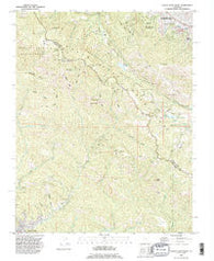 Castle Rock Ridge California Historical topographic map, 1:24000 scale, 7.5 X 7.5 Minute, Year 1991