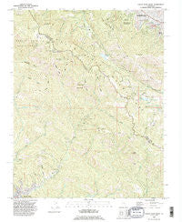 Castle Rock Ridge California Historical topographic map, 1:24000 scale, 7.5 X 7.5 Minute, Year 1991