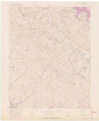 Castle Rock Ridge California Historical topographic map, 1:24000 scale, 7.5 X 7.5 Minute, Year 1955