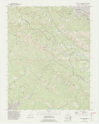 Castle Rock Ridge California Historical topographic map, 1:24000 scale, 7.5 X 7.5 Minute, Year 1991