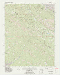 Castle Rock Ridge California Historical topographic map, 1:24000 scale, 7.5 X 7.5 Minute, Year 1991