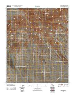 Castle Dome California Historical topographic map, 1:24000 scale, 7.5 X 7.5 Minute, Year 2012