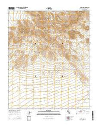 Castle Dome California Current topographic map, 1:24000 scale, 7.5 X 7.5 Minute, Year 2015