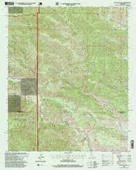 Catclaw Flat California Historical topographic map, 1:24000 scale, 7.5 X 7.5 Minute, Year 1996