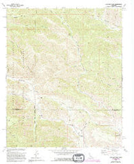 Catclaw Flat California Historical topographic map, 1:24000 scale, 7.5 X 7.5 Minute, Year 1972