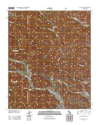 Catclaw Flat California Historical topographic map, 1:24000 scale, 7.5 X 7.5 Minute, Year 2012