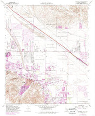 Cathedral City California Historical topographic map, 1:24000 scale, 7.5 X 7.5 Minute, Year 1958