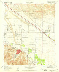 Cathedral City California Historical topographic map, 1:24000 scale, 7.5 X 7.5 Minute, Year 1958