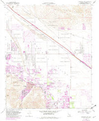 Cathedral City California Historical topographic map, 1:24000 scale, 7.5 X 7.5 Minute, Year 1958