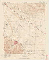 Cathedral City California Historical topographic map, 1:24000 scale, 7.5 X 7.5 Minute, Year 1958