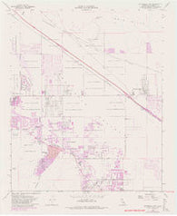 Cathedral City California Historical topographic map, 1:24000 scale, 7.5 X 7.5 Minute, Year 1958