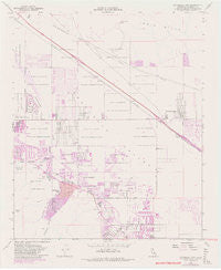 Cathedral City California Historical topographic map, 1:24000 scale, 7.5 X 7.5 Minute, Year 1958