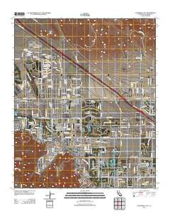 Cathedral City California Historical topographic map, 1:24000 scale, 7.5 X 7.5 Minute, Year 2012